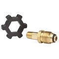Dendesigns F273762 Propane Fitting  Solid Brass DE3422